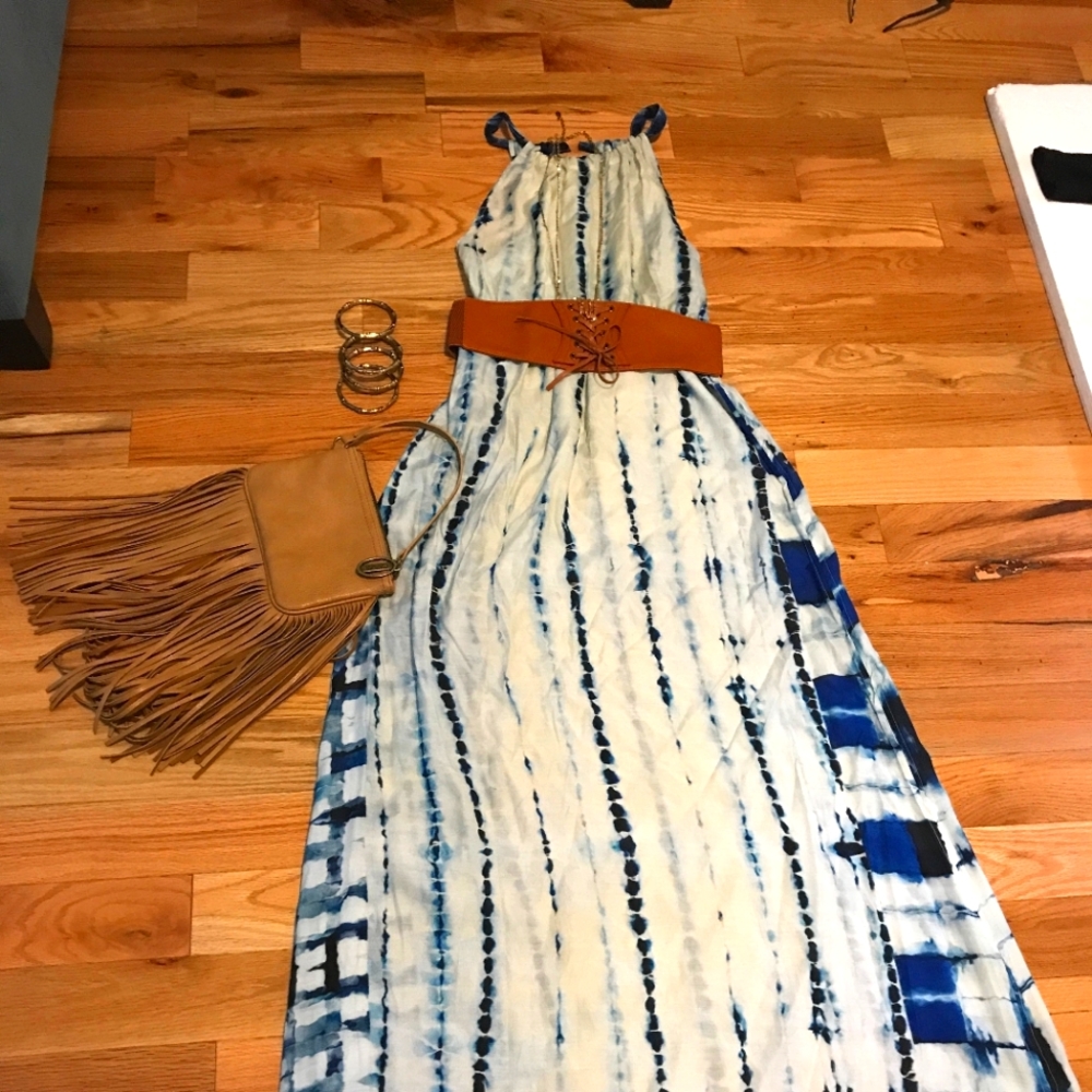Tye Dyed Long Casual Dress 👗